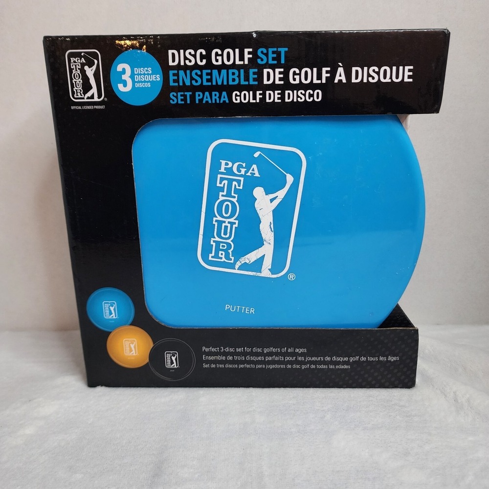 PGA TOUR 3 Piece Disc Golf Starter Set - Driver, Mid-Range & Putter
